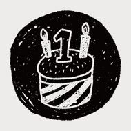 doodle cake N103