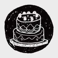 doodle cake N106