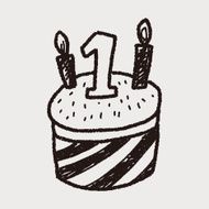 doodle cake N115