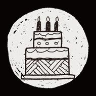 doodle cake N122