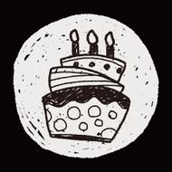 doodle cake N125