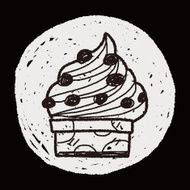 doodle cake N126