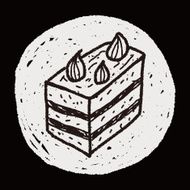 doodle cake N136