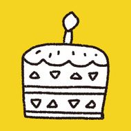 doodle cake N145