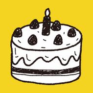 doodle cake N153