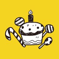 doodle cake N157