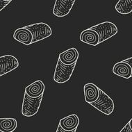 doodle cake seamless pattern background N12