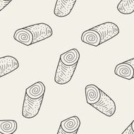 doodle cake seamless pattern background N23