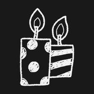 doodle candle N12