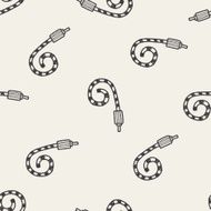 doodle Celebrate horn seamless pattern background N2