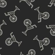doodle cocktail seamless pattern background