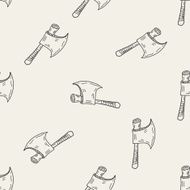 ax doodle seamless pattern background N8