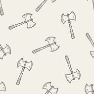 ax doodle seamless pattern background N9