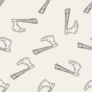 ax doodle seamless pattern background N10