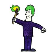 cartoon spooky vampire N11
