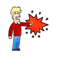 Cartoon Man Pointing N6