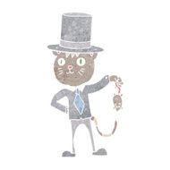cartoon rich cat
