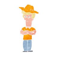 cartoon man wearing hat N10