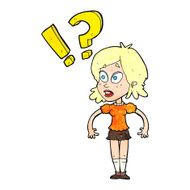 cartoon shocked woman N2