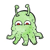 cartoon space alien N13