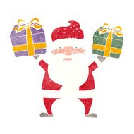 cartoon annoyed santa
