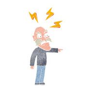 cartoon angry old man N2