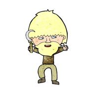 cartoon peasant with sycle N2