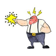 cartoon angry man N2