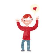 cartoon man in love N5