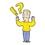 cartoon confused man N6