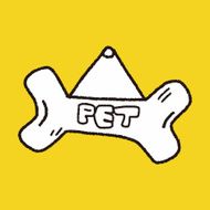 doodle dog bone banner N4