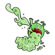 cartoon gross monster