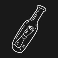 bottle message doodle N5
