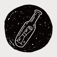 bottle message doodle N7