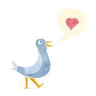 cartoon bird singing N2