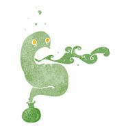cartoon ghost in bottle N2