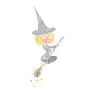 cartoon halloween witch N12