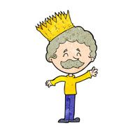 cartoon person wearing crown N21