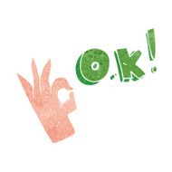 cartoon ok symbol