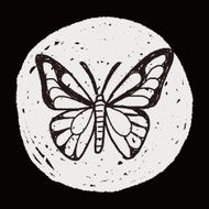 butterfly doodle N11