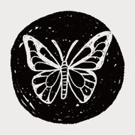 butterfly doodle N13