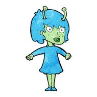 cartoon alien woman N18