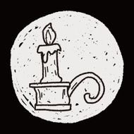 candlestick doodle N6