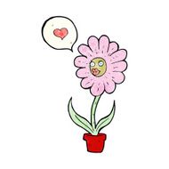 cartoon flower N19