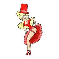 cartoon dancer woman N2