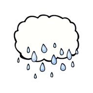 rain cloud cartoon