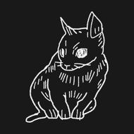 cat doodle drawing N71