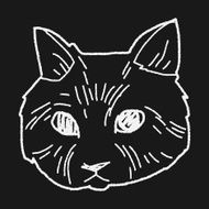cat doodle drawing N73
