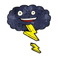 cartoon storm cloud