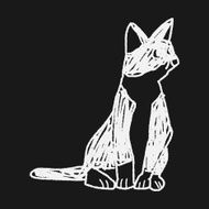 cat doodle drawing N85